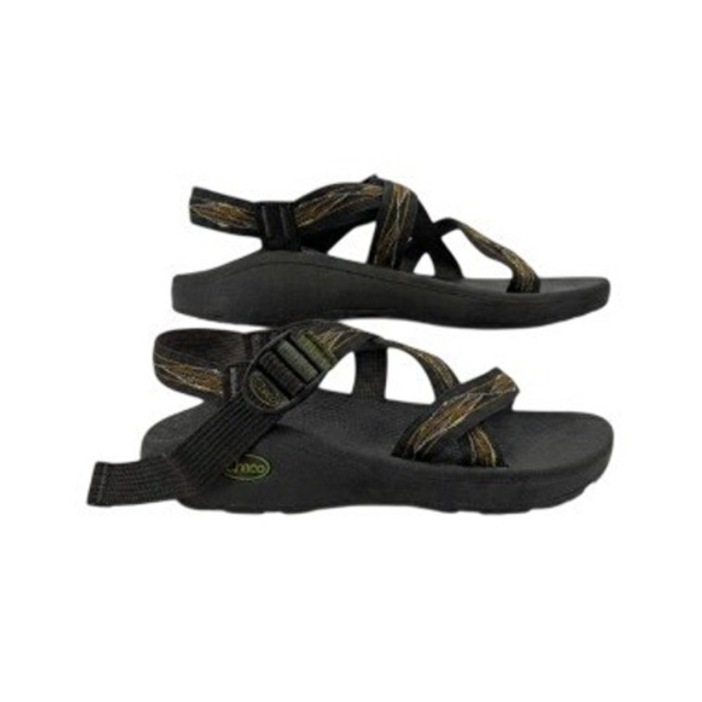 Chaco Z/1 Mens 10 Olive Gray Classic Hiking Outdoor Sandals